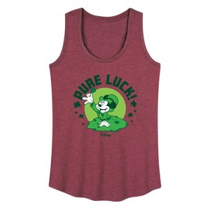 Women's - Disney - Pure Luck Graphic Racerback Tank - 1 of 4