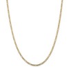 Black Bow Jewelry 3mm 10k Yellow Gold Solid Diamond Cut Figaro Chain Necklace - 3 of 4