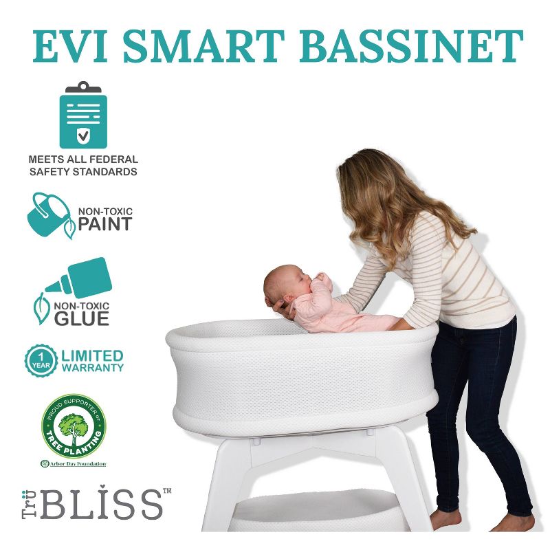 TruBliss Evi Smart Bassinet, 5 of 15