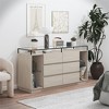 RealRooms Devon 6-Drawer Dresser with LED Lights and Glass Top - 2 of 4