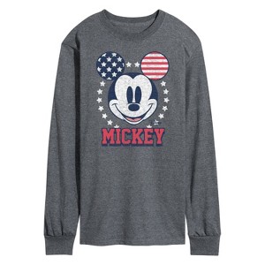 Men's - Disney - Americana Long Sleeve Graphic T-Shirt - 1 of 4