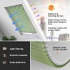 Cordless Skylight Shades Light Filtering (Lime Green, 12-51 Wide and 12-74 High) - 2 of 3
