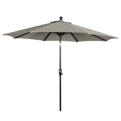 Home Fashions International 9' Round Suntastic Auto Tilt Outdoor Patio Canopy Market Umbrella