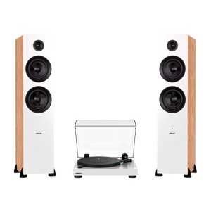 Fluance RT81 Elite High Fidelity Vinyl Turntable and Ai81Powered 2-Way Floorstanding Tower Speakers - 1 of 4