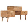 vidaXL TV Stand Honey Solid acacia wood Medium TV Stand Rectangular - 2 of 4