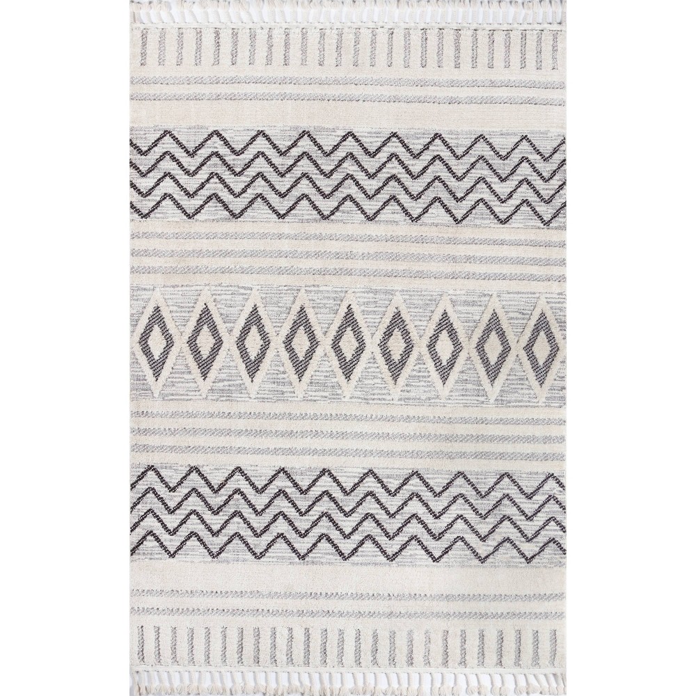 2'x3' Odessa Rae Accent Rug Gray - Momeni