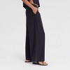Women's Wide Leg Pleated Palazzo Pants - A New Day™ - 3 of 4