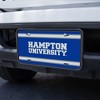 Hampton University HU Stripes Novelty Metal Vanity Tag License Plate - 3 of 4
