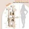 Tall Cat Tree Tower for Large Indoor Cats, Multi-Level Condo with Plush Perch & Sisal Posts - 3 of 4
