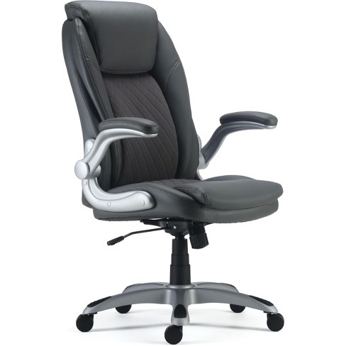 Staples Sorina Bonded Leather Chair Grey 53253 Target