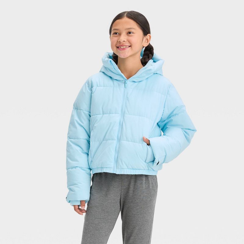 Girls' Puffer Jacket - All In Motion™, 1 of 8
