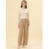 INSPIRE CHIC Women's Chiffon Semi Sheer Keyhole Neck Elegant Work Blouse - 2 of 4