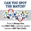 MasterPieces Officially Licensed MLB Los Angeles Dodgers Spot It Game for Kids and Adults - 3 of 3