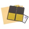 Unique Bargains 3D Handcrafted Pop-Out Funny Greeting Card Black Gold - 3 of 4