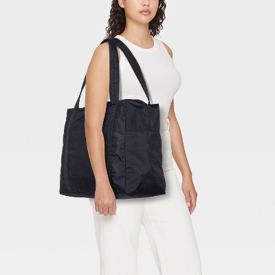 Universal Thread Essential Packable Weekender Duffel Bag - Universal Thread™ Black: Lightweight, Collapsible, 32L Capacity — фото 2