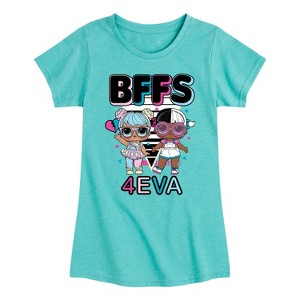 Girls' - LOL Surprise! - BFFS 4Eva Bon Bon & Snuggle Babe Fitted Short Sleeve Graphic T-Shirt - 1 of 3