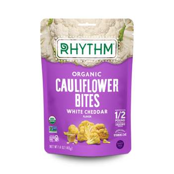 Rhythm White Cheddar Organic Cauliflower Bites - 1.4oz