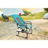 PAGED Oversized Portable Folding Chair Heavy Duty Lawn Chair with Side Table and Pocket for Camping, Beach, Party, Picnics, Fishing - 4 of 4