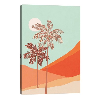 40" x 26" x 0.75" Palm Duo by Dominique Vari Unframed Wall Canvas - iCanvas