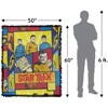 Star Trek Classic Pop Art Tiles Blanket 50"x60" Woven Tapestry - 2 of 4