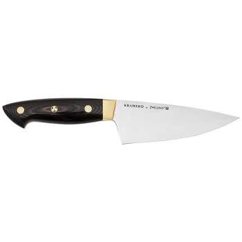 JoyJolt Multi Purpose Kitchen Knife Set -Set of 6 Knives - Black