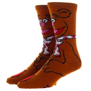 Dsy - Fozzy 360 Character Brown Mens Crew Socks - 1 of 4