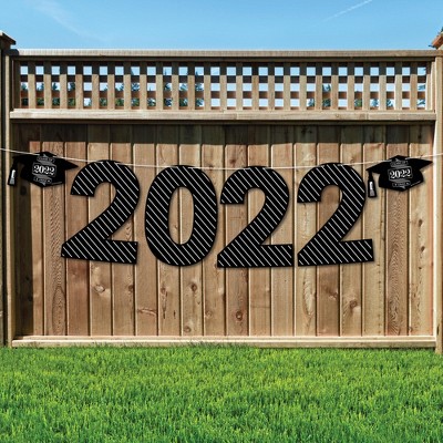 Big Dot of Happiness Graduation Cheers - Large Graduation Party Decorations - 2022 - Outdoor Letter Banner