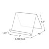 Azar Displays 7"W x 7.5"D x 6.5"H Easel Display. Front Lip: 1.75"H, 10-Pack - 4 of 4