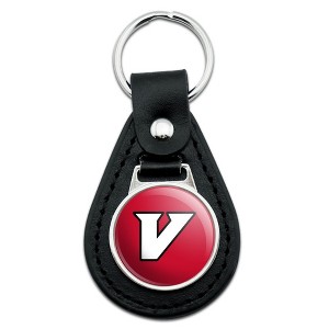 University of Virginia's College at Wise Primary Logo Black Leather Keychain - 1 of 4