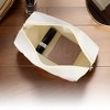 Unique Bargains PU Leather HAIR Make Up Bag White 1 Pc - 3 of 4
