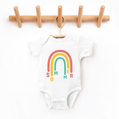 The Juniper Shop Rainbow Summer Baby Bodysuit