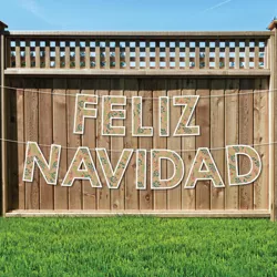 Big Dot of Happiness Feliz Navidad - Holiday and Spanish Christmas Party Decorations - Feliz Navidad - Outdoor Letter Banner