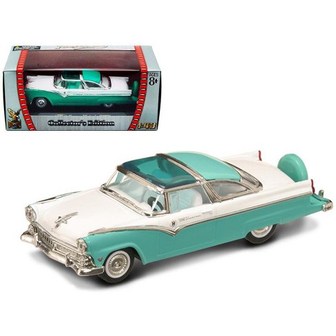 1955 Ford Crown Victoria Green And White 1/43 Diecast Model Car By