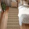 Machine Washable Rug Non Slip Non Shedding Area Rug Modern Print Braided Low Pile Foldable Indoor Carpet for Living Room Bedroom - 4 of 4