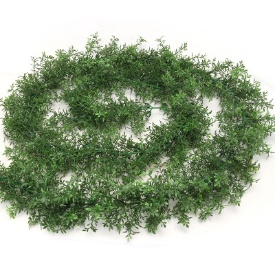 Floral Home 9' Tealeaf Garland with 768 Realistic Tips - 6-Piece