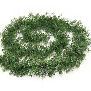 Floral Home 9' Tealeaf Garland with 768 Realistic Tips - 6-Piece - 1 of 2