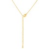 Slickblue Pave Heart and Arrow Pendant for Women, 18K Gold Plated, CZ, 16” Chain with Extender, Fashion Jewelry - 2 of 3