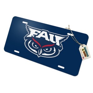 Florida Atlantic University Primary Novelty Metal Vanity Tag License Plate - 1 of 4