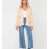 Clearlove Women's Cardigan Soft Pocketed Long Sleeves Casual Knitted Open Front Cardigans Lightweight Sweaters - 3 of 4
