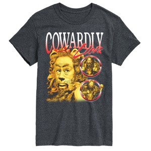 Men's - Wizard of Oz - Cowardly Lion Rap Short Sleeve Graphic T-Shirt - 1 of 4