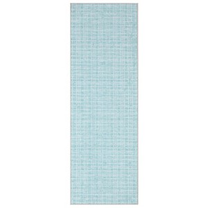 Indoor Modern Checkered Non Slip Living Room Rugs, Washable Soft Ultra Thin Plaid Bedroom Carpet for Home Decor - 1 of 4