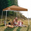 EAGLE PEAK Slant Leg Pop-up Canopy Tent Easy One Person Setup Instant Outdoor Beach Canopy Folding Portable Sports Shelter - 2 of 4