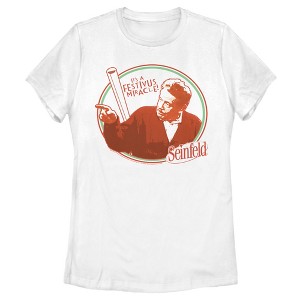 Women's Seinfeld Frank Costanza It's a Festivus Miracle T-Shirt - 1 of 4
