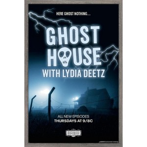 Trends International Beetlejuice Beetlejuice - Ghost House One Sheet Framed Wall Poster Prints - 1 of 4
