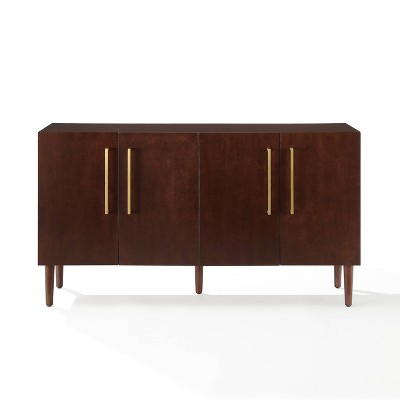 Everett Mid-Century Mahogany Sideboard with Adjustable Shelving