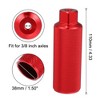 Unique Bargains Universal Aluminum Alloy Axle Rear Foot Pegs Footrests for BMX MTB Bike Bicycle Fit 3/8 Inch 2 Pair - 3 of 4