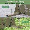 PexFix 72 in. x 47 in.Metal Freestanding Privacy Screen Garden Fence For Deck Patio Balcony Outdoor Privacy Panel Square Design - 3 of 4