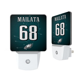 NFL Philadelphia Eagles Players Game Tactic Night Light 2-Pack - 1 of 4