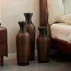 Desktop Vase, Brown Decorative Floor Vase, Classic and Neat Floor Vase, High Independent Flower Stand - 3 of 4