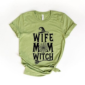 Simply Sage Market Women's Wife. Mom. Witch Short Sleeve Graphic Tee - 1 of 4